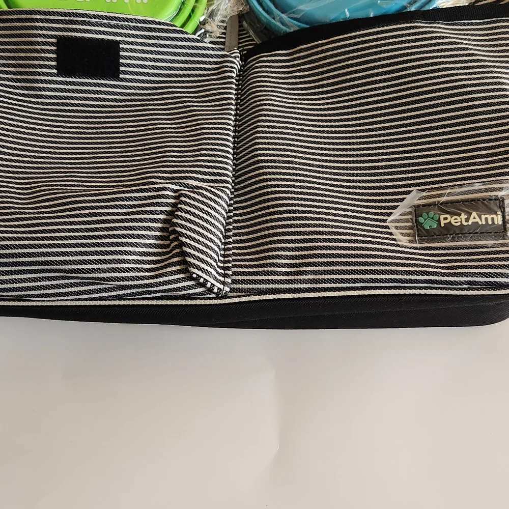 Stylish Striped Organizer Bag Set